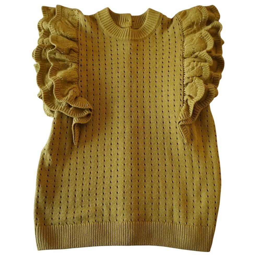Who What Wear Flutter Sleeve Knit Sweater